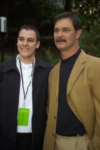 With Mattingly at the event.